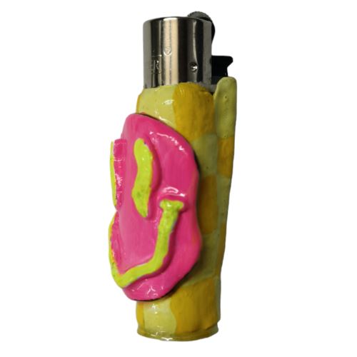 Buy Smiley UV Glow Clipper - Lighter uv glow Clipper lighter | Slimjim India