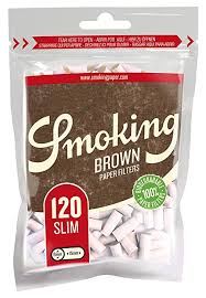 Smoking Brown Slim Filters (15 X 6 MM) Smokeables smoking 