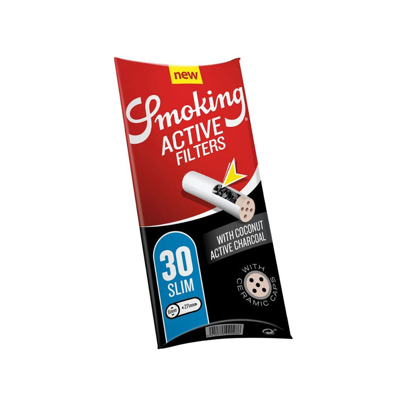 Load image into Gallery viewer, Buy Smoking Slim Activated Charcoal Filters (6mm) Active Charcoal Filter | Slimjim India
