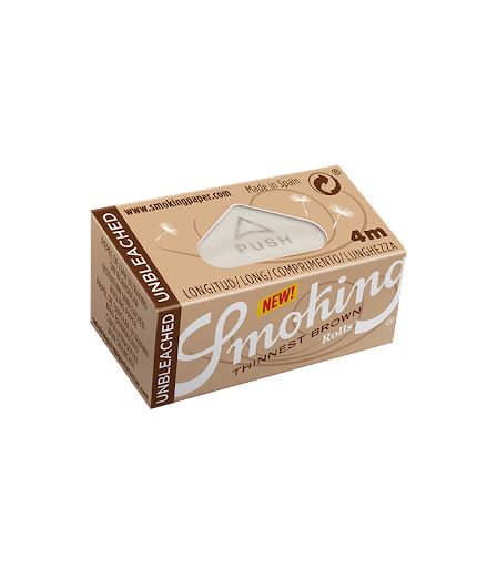 Buy Smoking Thinnest Brown - Rolls (4M) | Slimjim India