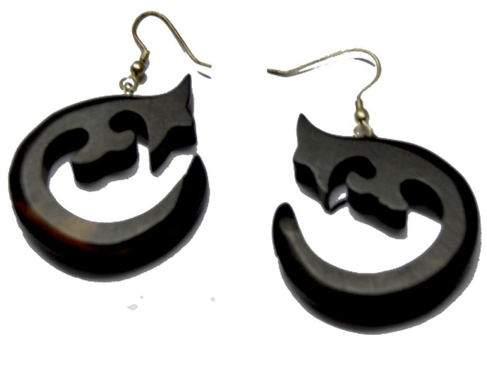 Soul Flower - Handcrafted Boho Earrings (Wooden) earrings Slimjim Online 