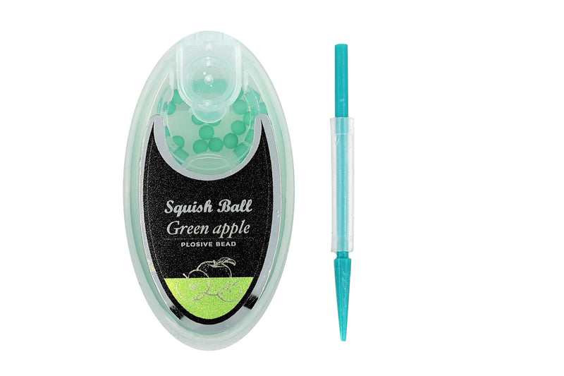 Load image into Gallery viewer, Buy Squish Ball - Cigarette Beads GREEN APPLE | Slimjim India
