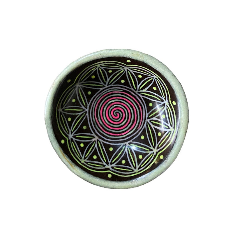 Load image into Gallery viewer, Supernova Spiral Glow In The Dark Mixing Bowl | Slimjim Online
