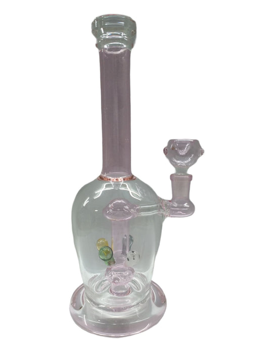The Shroom Percolator (9 Inches) Glass Glass Factory Pink 