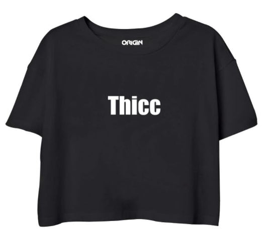 Thicc Crop Top Clothing Know Your Origin 