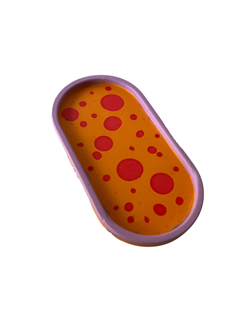 Load image into Gallery viewer, Buy Tinkerings - Orange, Red, Purple Oval Tray| Slimjim India
