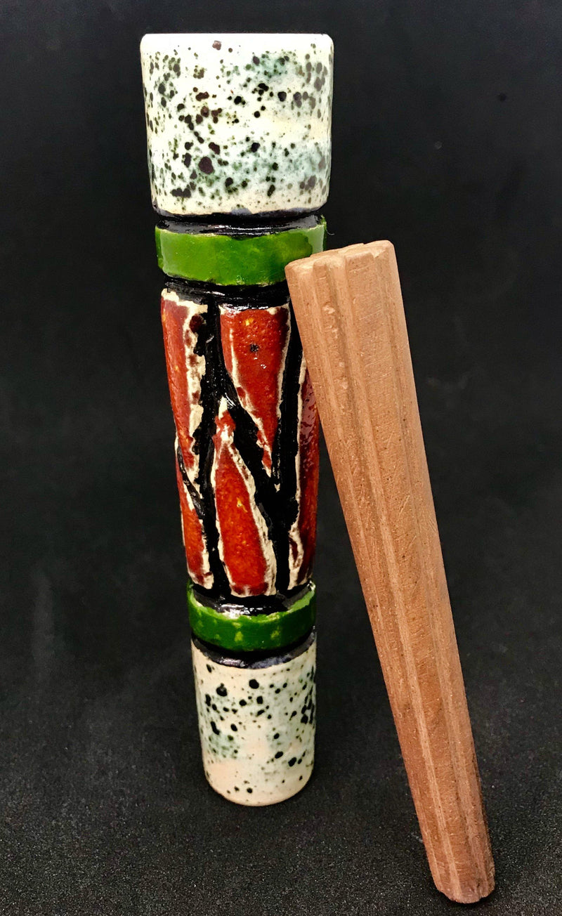 Load image into Gallery viewer, Tribal Boon Italian Clay Chillum ( 5 Inch) chillum Patrick&#39;s Chillums 
