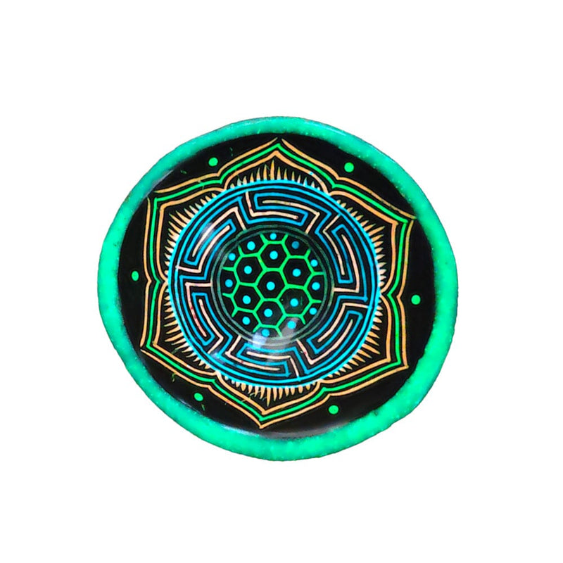 Load image into Gallery viewer,  Buy Trippy Hexagon Glow In The Dark Mixing Bowl | Slimjim Online
