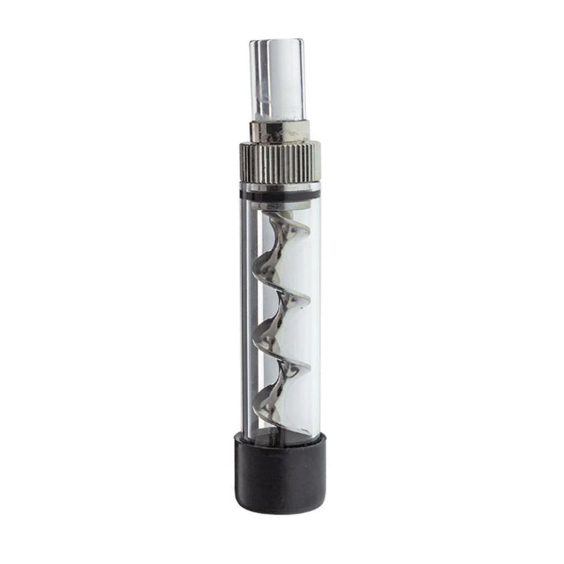 Load image into Gallery viewer, V 12 Glass Twisty Blunt Paraphernalia V 12 Silver 
