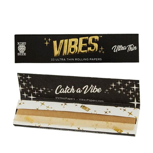 Buy Vibes - Ultra Thin King Size Natural Paper Paper | Slimjim India