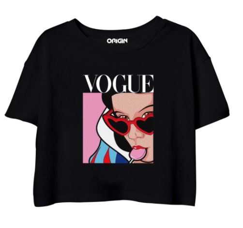 Vogue Snow White Crop Top Clothing Know Your Origin 