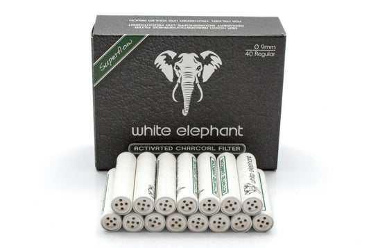 White Elephant - Activated Charcoal Filter (9mm) Charcoal Filters White Elephant 