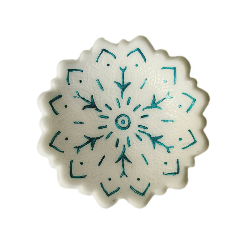 Load image into Gallery viewer, Buy White Mandala Mixing Bowl Mixing Bowl | Slimjim India
