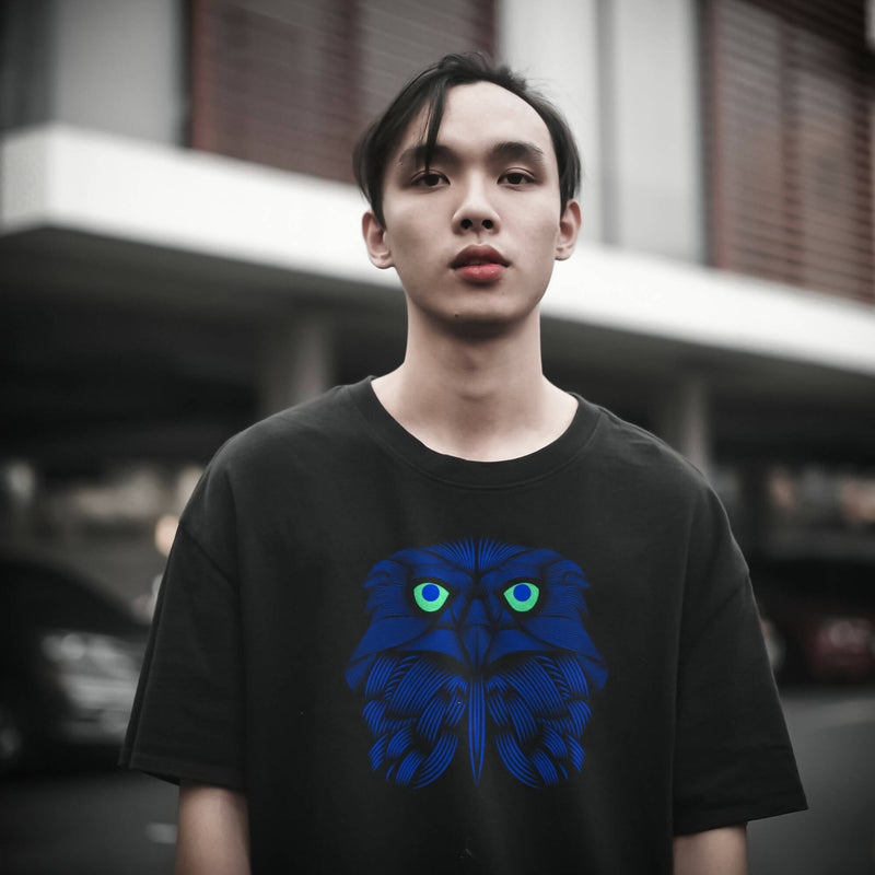 Load image into Gallery viewer, Buy Wisest Owl - UNISEX OVERSIZED T-shirt T-shirt | Slimjim India
