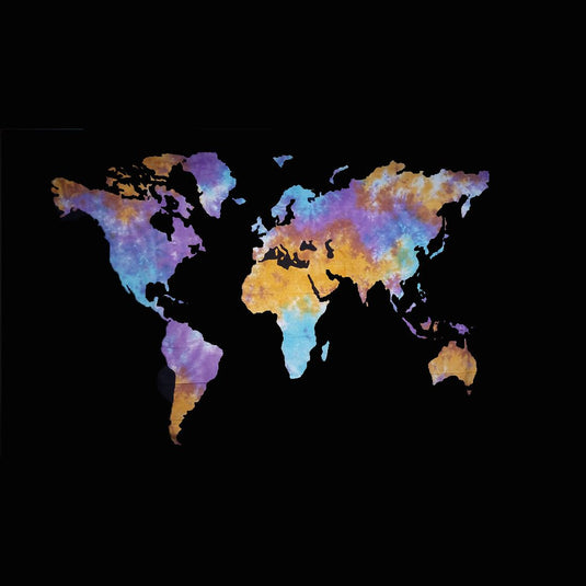 World Map Wall Hanging (54" x 74") Slimjim Online 