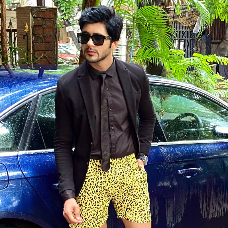 Load image into Gallery viewer, Buy Yellow Leopard Boxers Boxers | Slimjim India
