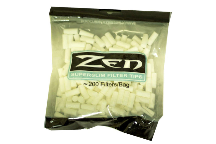 Zen Super Slim Cotton Filters Smokeables Zen 
